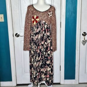 Handmade Upcycled Boho Dress Small-Medium